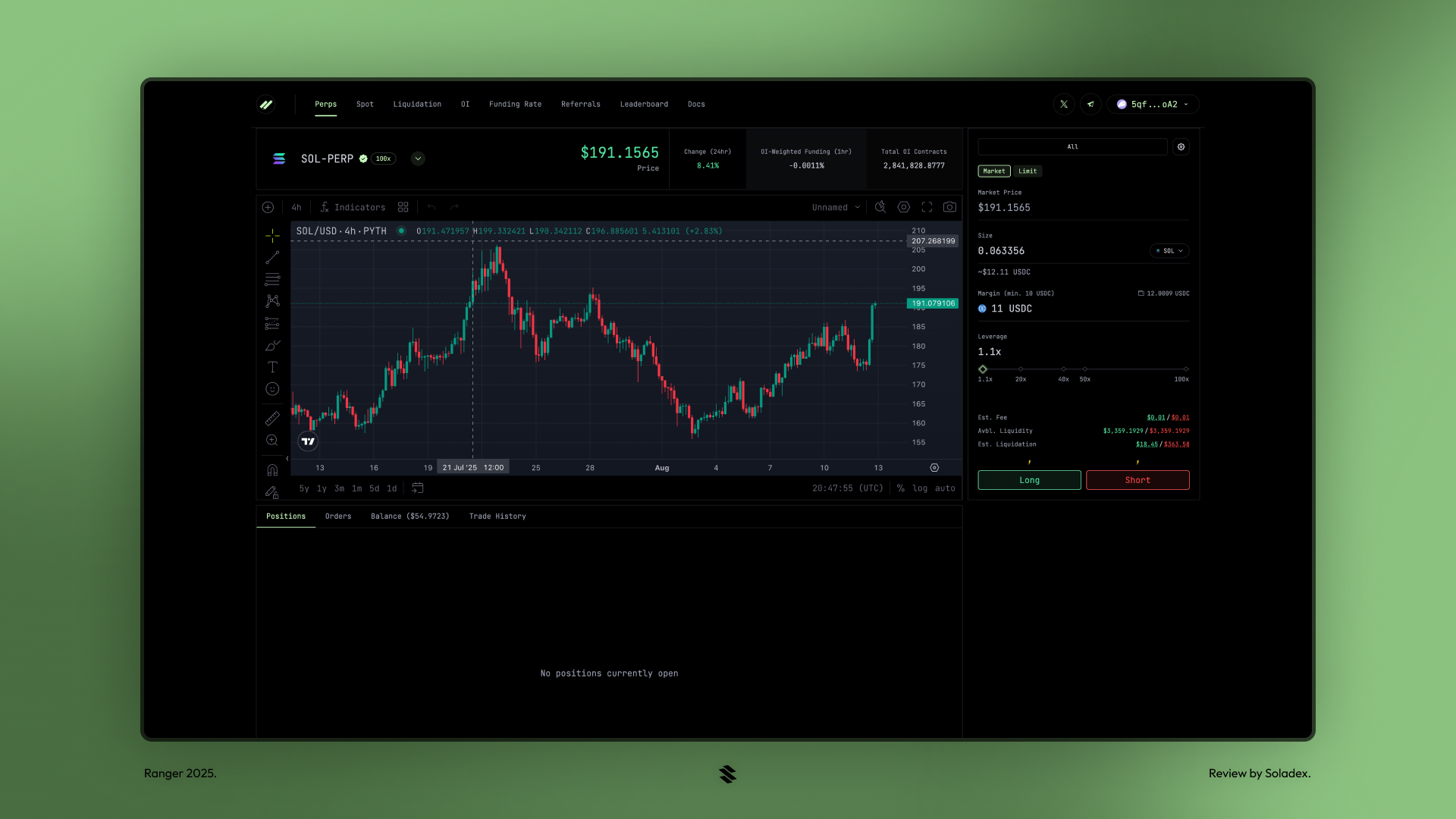perpetual DEX trading
