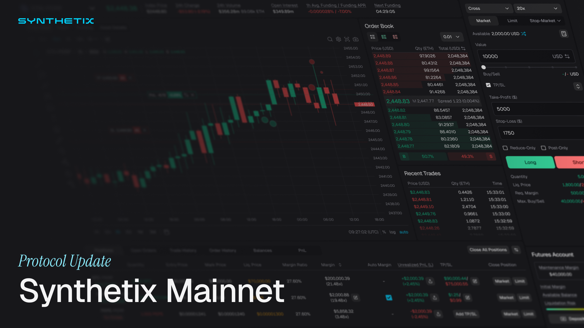 Synthetix liquidity pool interface